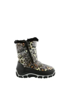Antartica Snowboot met rits rubberzool JR