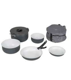 Bo-Camp Pannenset Camping Ceramic 7-dlg