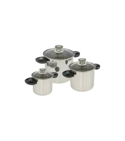 Bo-Camp Pannenset Elegance Compact 3 RVS