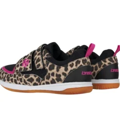 Brabo BF1022B  Indoor Shoe Velcro Leopard