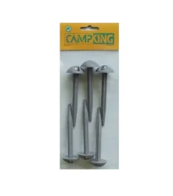 Campking zak 6 grondzeilpen kunststof 10c