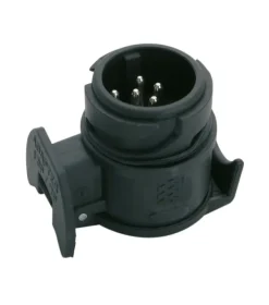 Carpoint Adapter 13-7 polig kort zwart