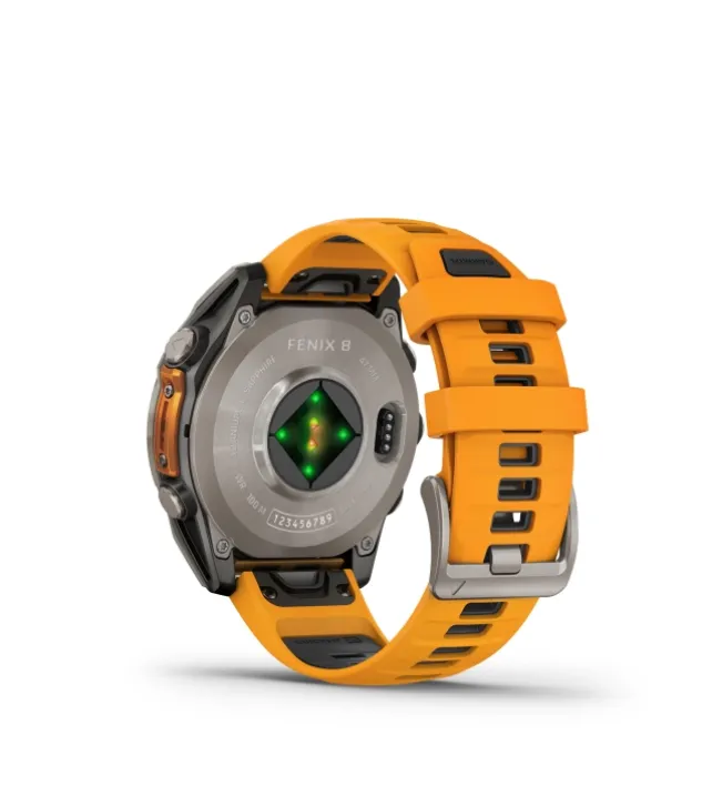 Garmin fenix 8 47 mm, AMOLED Sapphire titanium