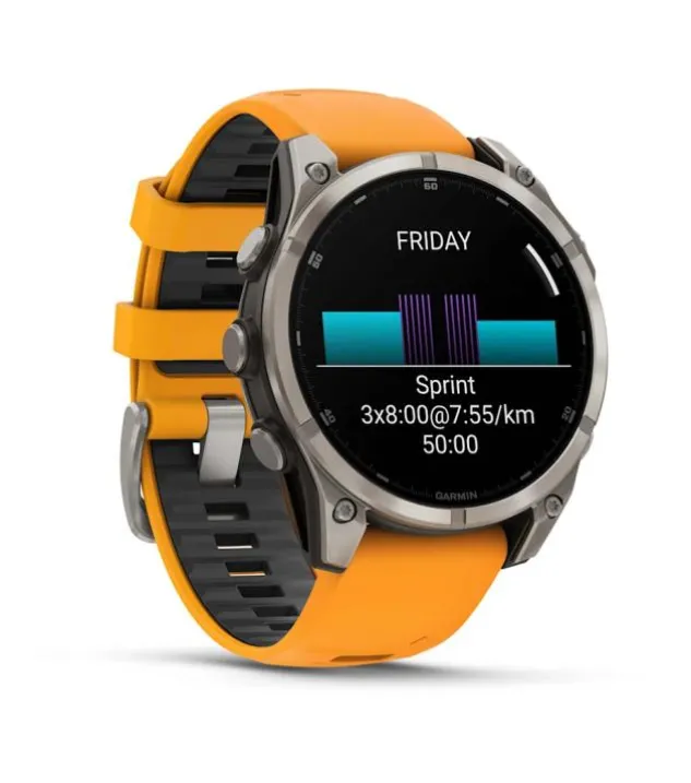 Garmin fenix 8 47 mm, AMOLED Sapphire titanium
