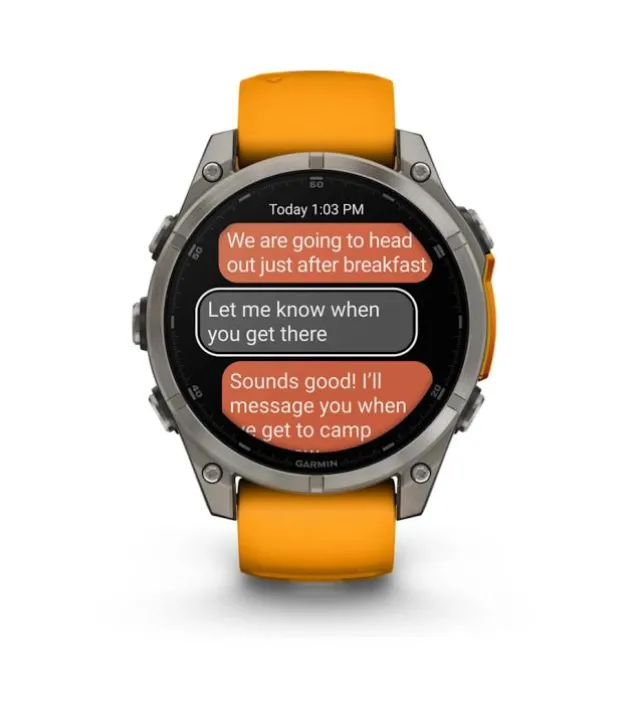 Garmin fenix 8 47 mm, AMOLED Sapphire titanium