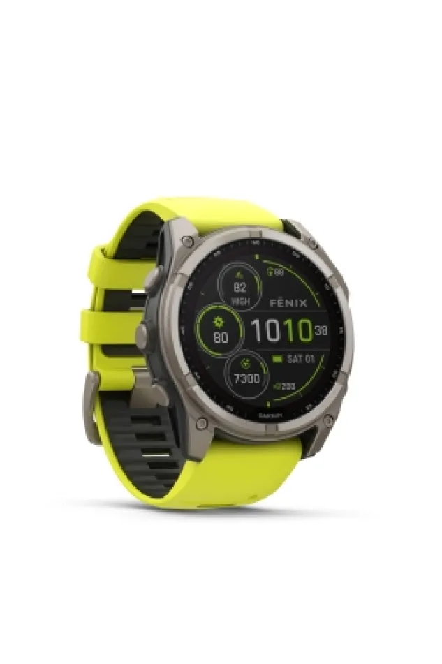 Garmin fenix 8 47 mm, AMOLED Sapphire titanium