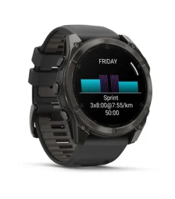 Garmin fenixÂ 8 51 mm, AMOLED Sapphire Carbon grey DLC-ti