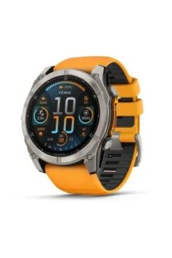 Garmin fenixÂ 8 51 mm, AMOLED Sapphire Carbon grey DLC-ti