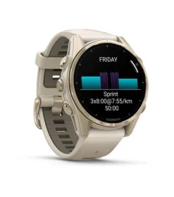 Garmin fenixÂ 8  43 mm, AMOLED Sapphire Soft Gold titaniu