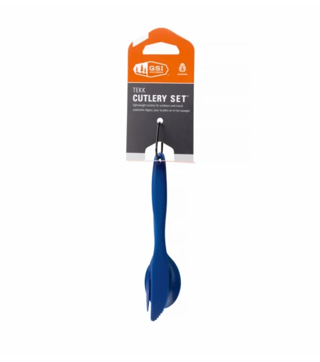 GSI Outdoors Tekk Cutlery Set Blue