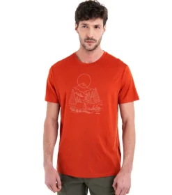 Icebreaker M Mer 150 Tech Lite III SS Tee Sunset Ca