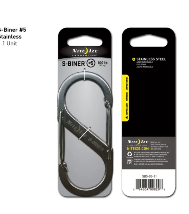 Nite Ize S-Biner #5 Stainless